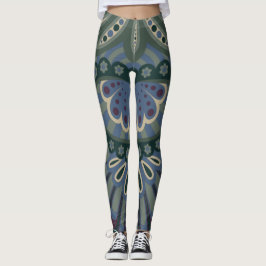 Legging Floresta de Inverno - Paisley Emplumado