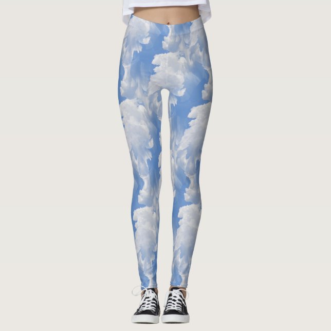 Legging Floresta de Nuvens. (Frente)