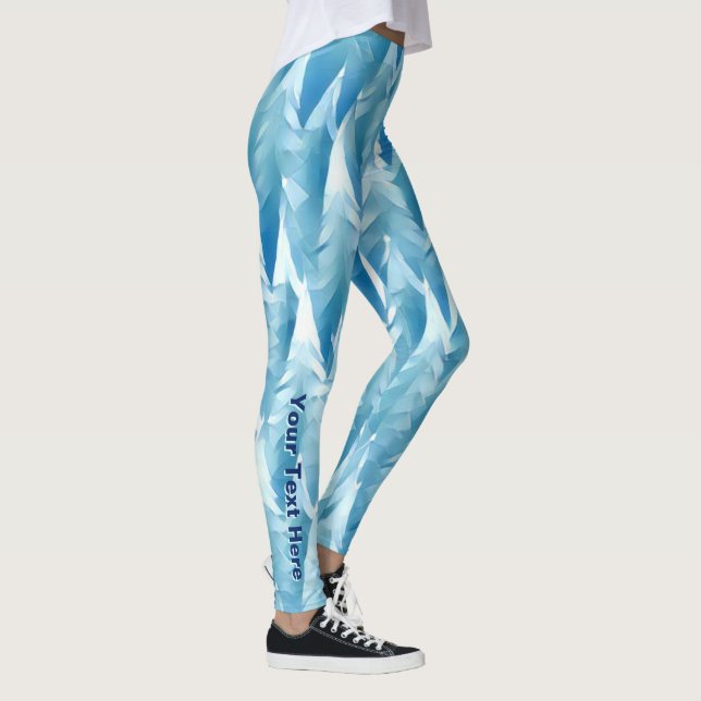 Legging Floresta Fractal Azul (Direita)