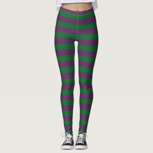 Legging Floresta Verde e Roxos