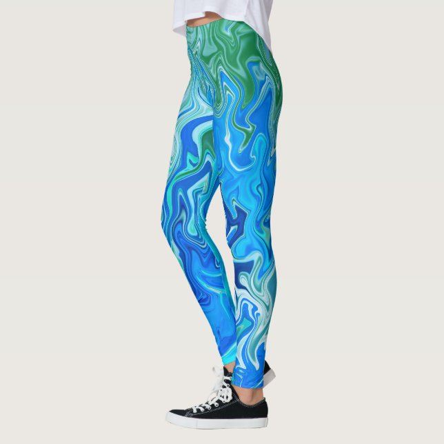 Legging Fluindo mares..... (Esquerda)