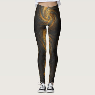 Legging Fluxo De Alívio De Whirlshade — Um Vórtex De Incên