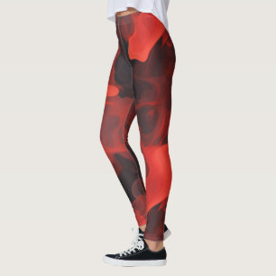 Legging Fluxo de Incêndio Crimson