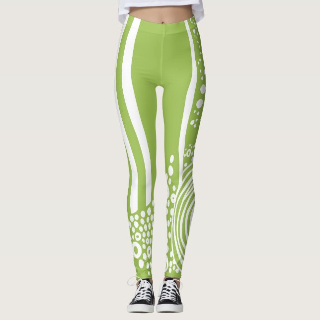 Legging fluxo orgânico moderno rústico (Frente)