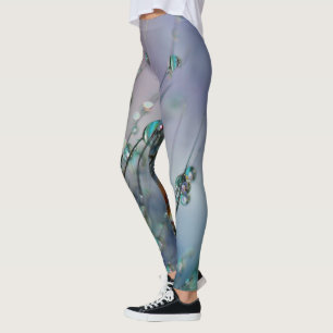 Legging Foco seletivo Foto de poeira de água na planta