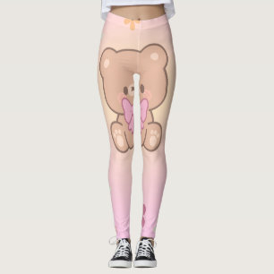 Legging fofo com flores