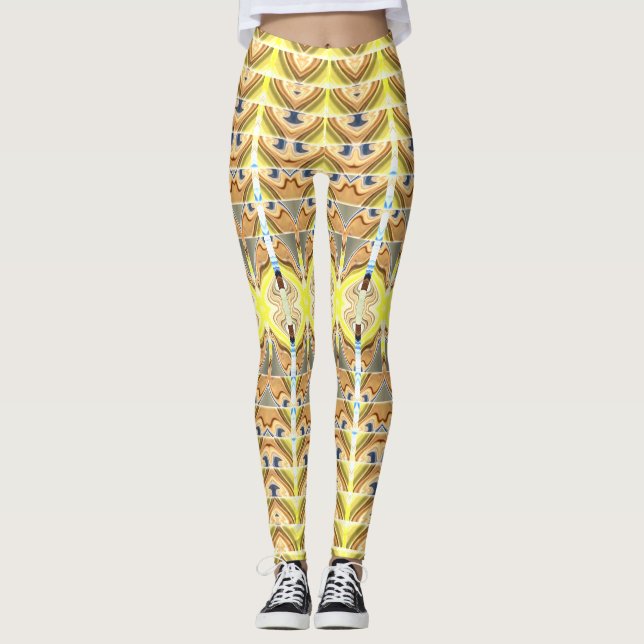 Legging Fofo multicolor moderno "Ratti_Creative_Arts"  (Frente)
