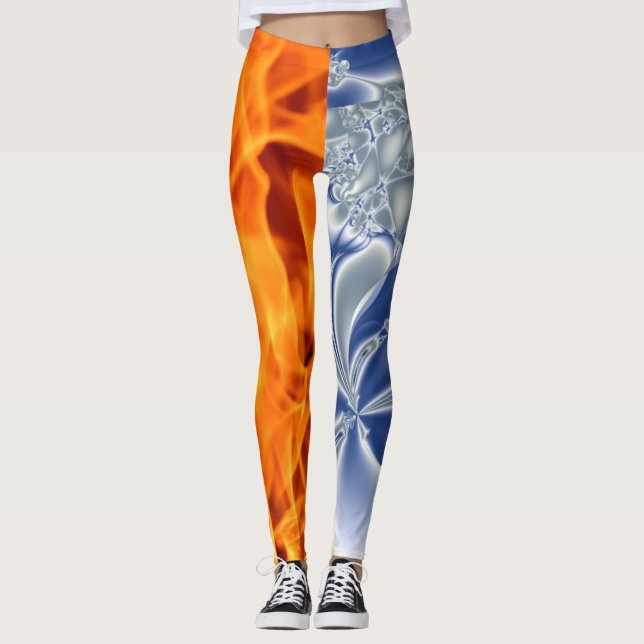 Legging Fogo e gelo (Frente)