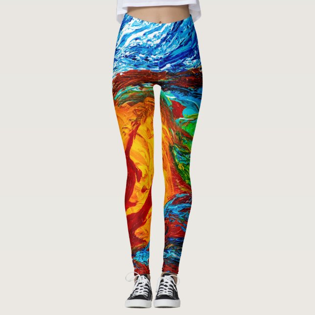Legging Fogo & gelo Elementals (Frente)