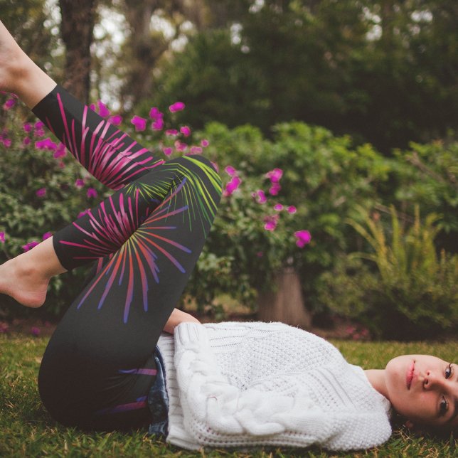 Legging Fogueira Ano Novo Colorido Celebração (Criador carregado)