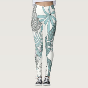 Legging Folgas Tropicais: Tendência Sem Olhos Brilhante