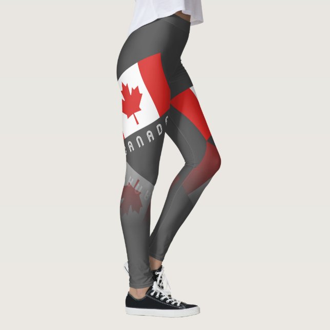 Legging Folha de bordo elegante Canadá (Direita)
