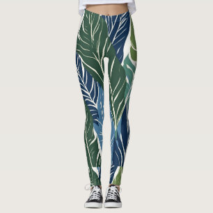Legging folhas