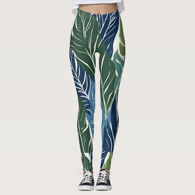 Legging folhas (Frente)