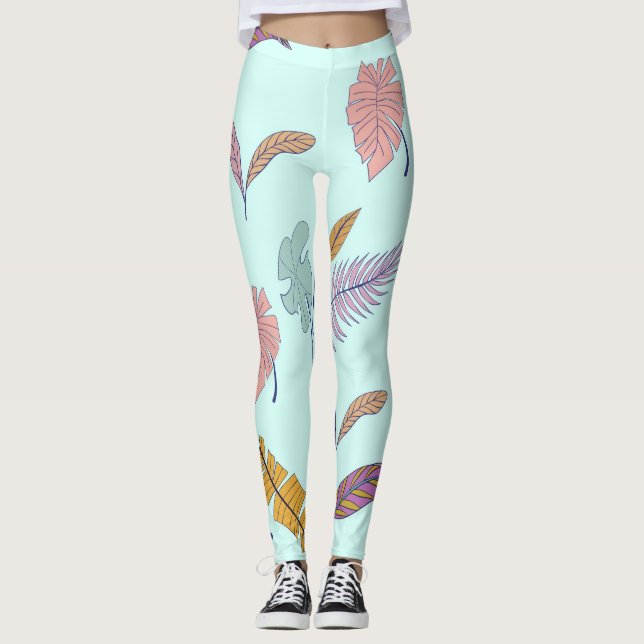 Legging Folhas. (Frente)