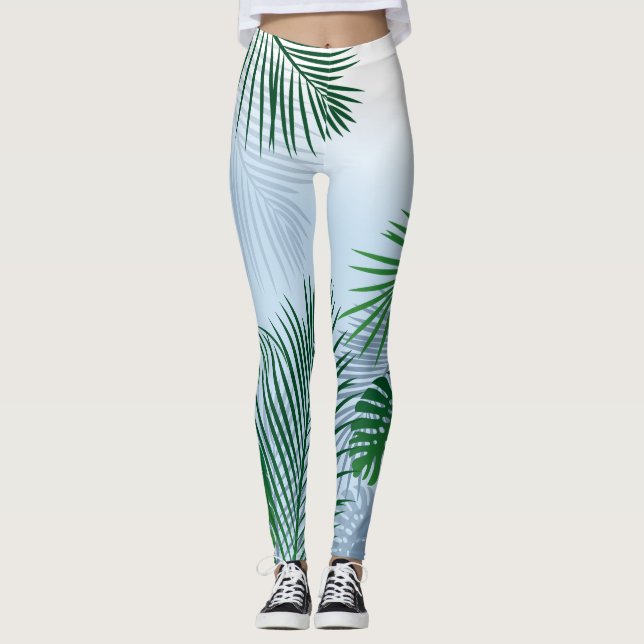 Legging Folhas 3 (Frente)