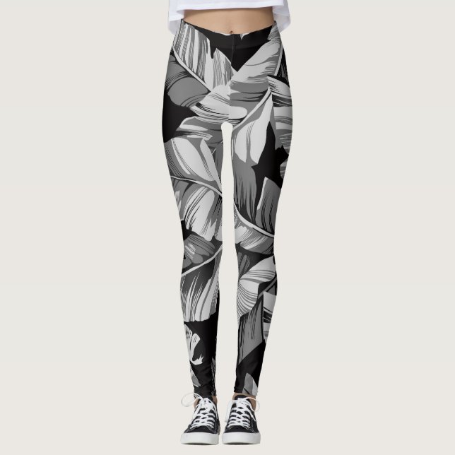 Legging Folhas de Banana 3 (Frente)
