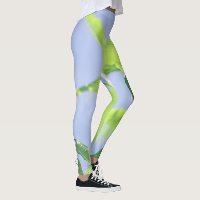 Legging Folhas de Chamaenerion angustifolium Epilóbio (Direita)
