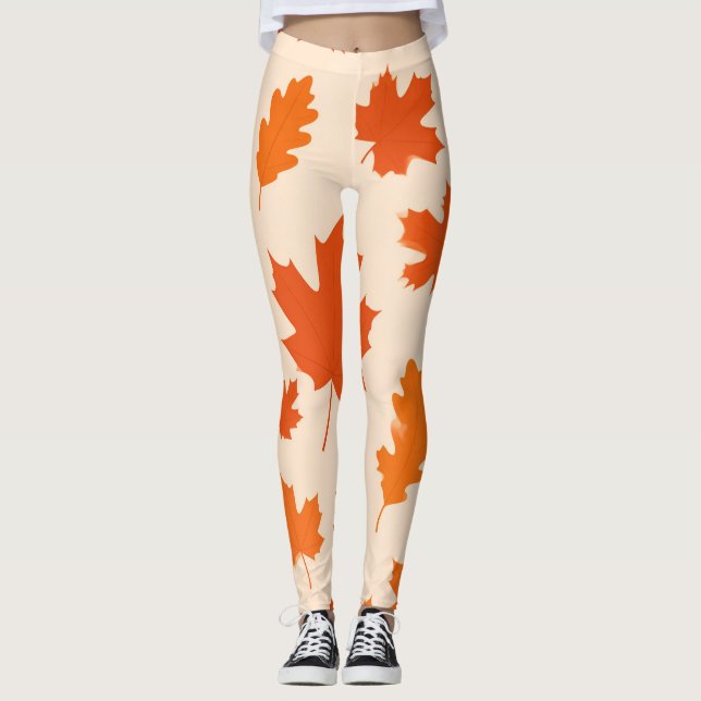 Legging Folhas de Gratidão (Frente)