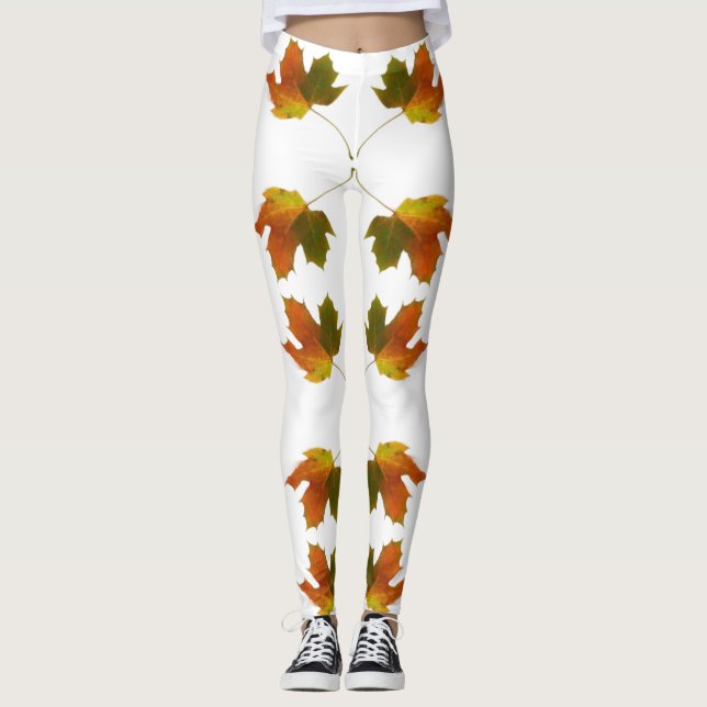 Legging Folhas de outono (Frente)
