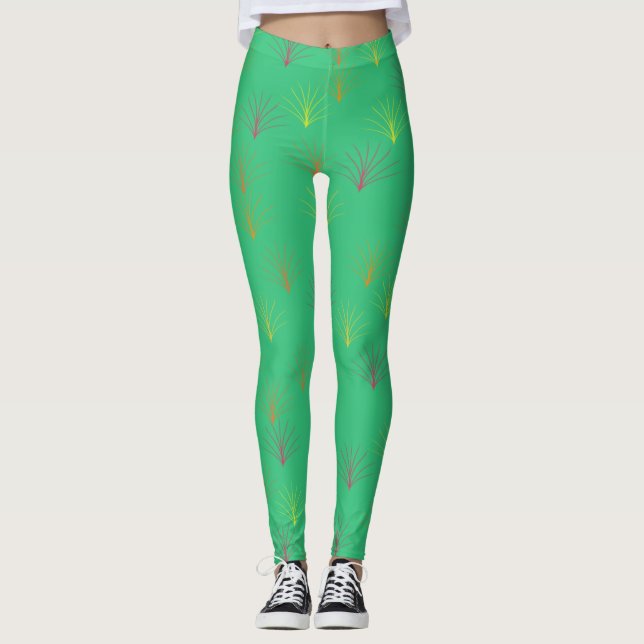 Legging Folhas de outono (Frente)
