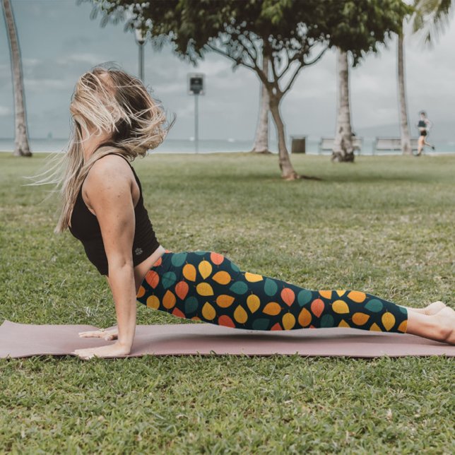 Legging Folhas de outono (Criador carregado)