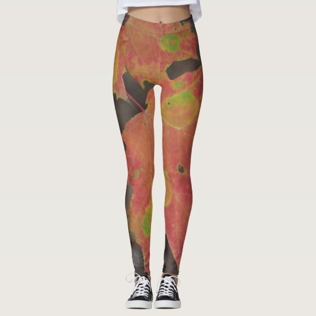 Legging Folhas de outono (Frente)