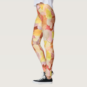Legging Folhas de outono Coloridas