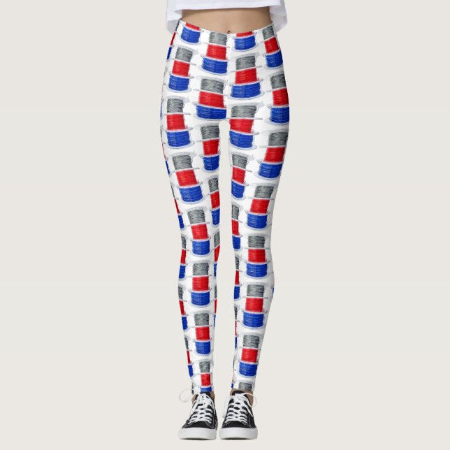Legging Folhas de plástico coloridas para impressão 3D (Frente)