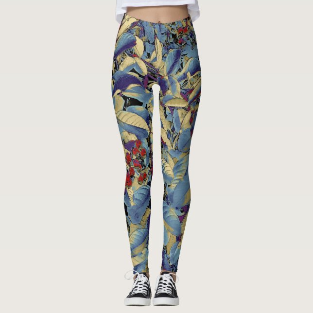 Legging  Folhas e Bagas  (Frente)
