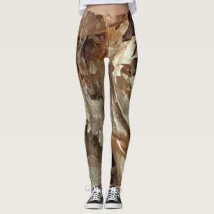 Legging Folhas secadas do tabaco