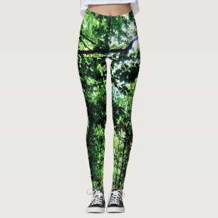 Legging Folhas verdes