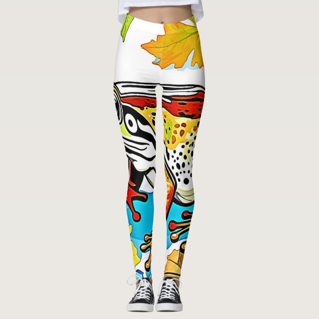 Legging Forest Black Bear Majestade Design (Frente)