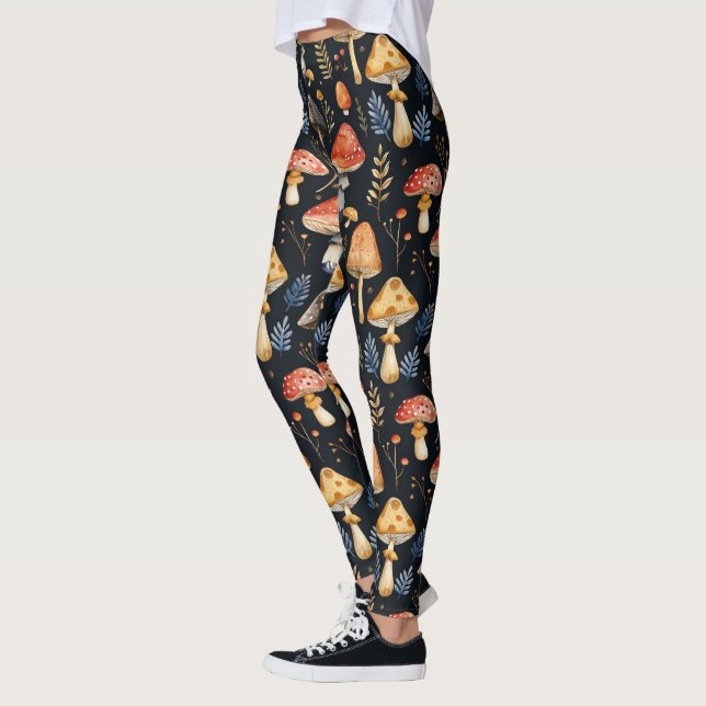Legging Forest Mushroom e Fern (Esquerda)