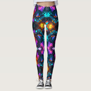 Legging Formações Minerais De Rocha Brilhante