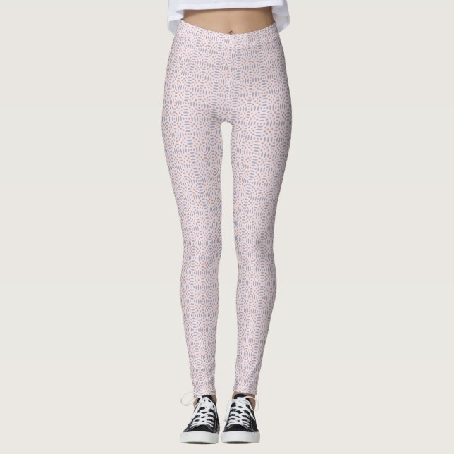 Legging formas circulares padrão sem costura (Frente)