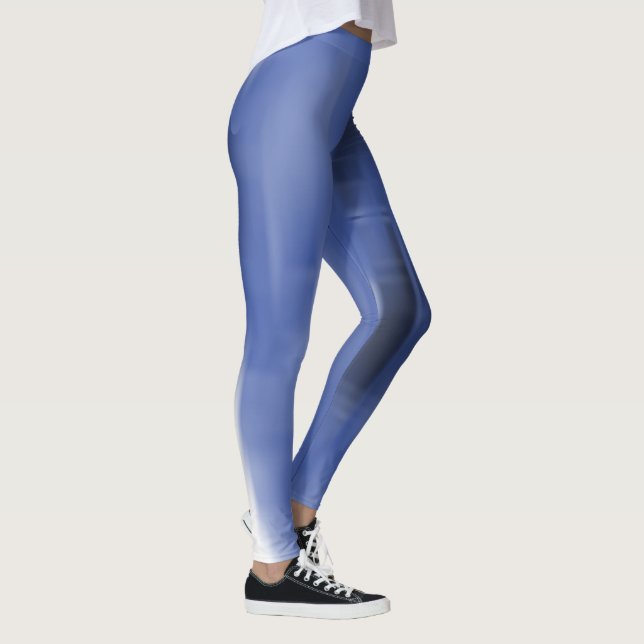 Legging Formas de Desaparecimento Preto e Branco em Contra (Direita)