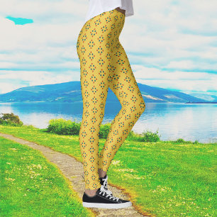 Legging Formas de diamante com Bolinhas
