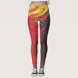 Legging Formas de Luta de Franz Marc, Arte Fino Antigo
