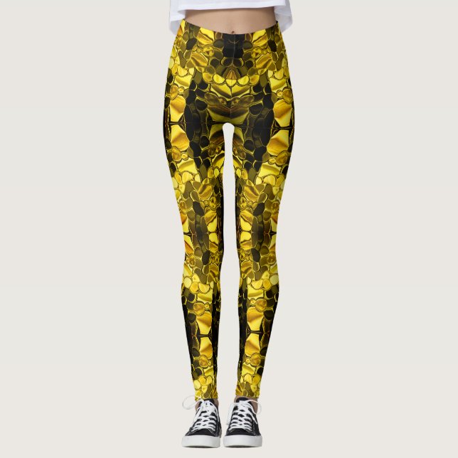 Legging Formas ditas e profundidade escura. (Frente)