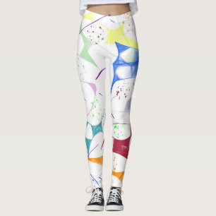 Legging Formas Divertidas E Salpicos