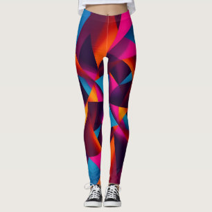 Legging formas geométricas de abstrato