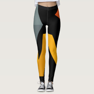 Legging Formas gráficas agradáveis, vibrantes, modernas e