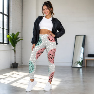 Legging Formas Modernas Elegantes Coloridas e Elegantes