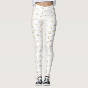 Legging Fórmula química da molécula de Gingerol do