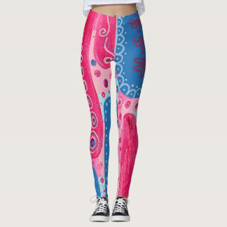 Legging Formulários divinos e Formas Abstrato