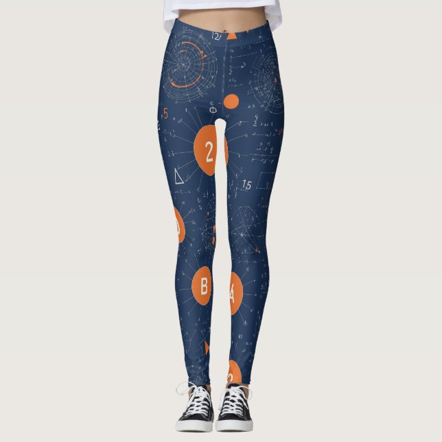 Legging Fórmulas matemáticas (Frente)