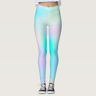 Legging Forno de Gradação de Abstrato do Cinturão Paste