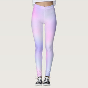 Legging Forno de Gradação de Abstrato do Cinturão Paste