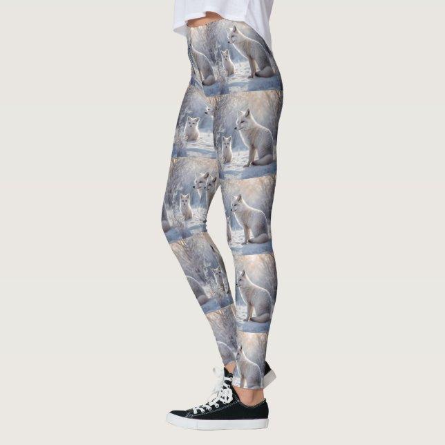 Legging "Fosco Bonds: A Raposa Ártica e seu Cubo" (Esquerda)
